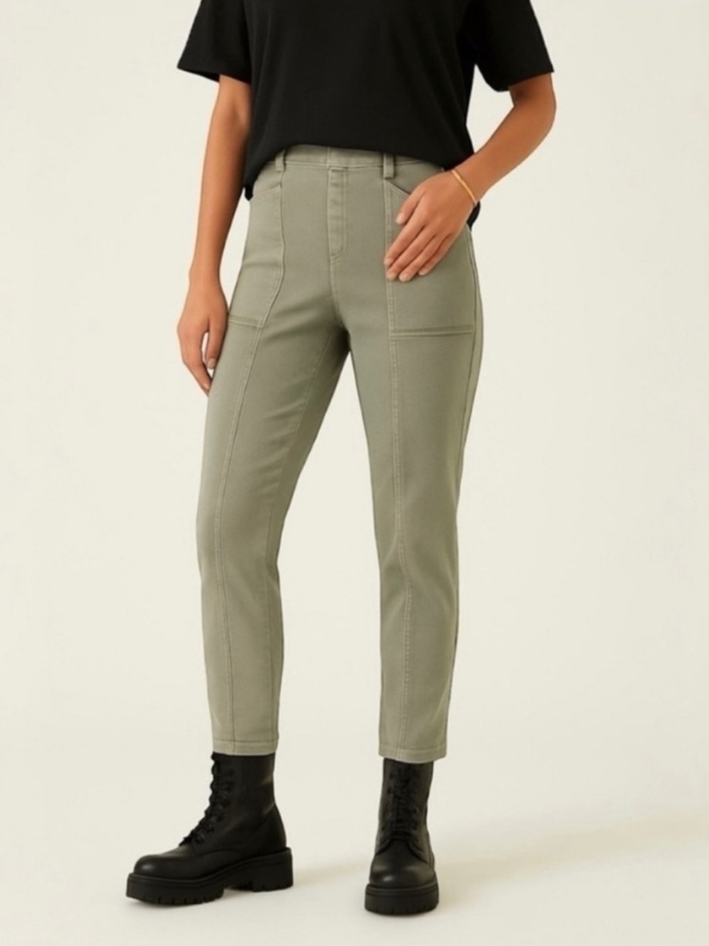 NWT Spanx Stretch Twill Straight Leg Pants Size Small